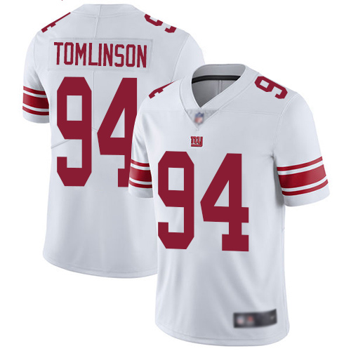 Men New York Giants #94 Dalvin Tomlinson White Vapor Untouchable Limited Player Football NFL Jersey->women nfl jersey->Women Jersey